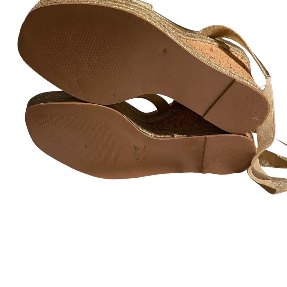 ASOS Gold Wedge Sandals - Picture 5 of 6
